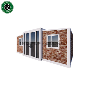 Villa conteneur préfabriquée extensible en kit, 2-3 chambres, structure en acier à panneaux sandwich, vente en gros - Product Image 1