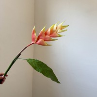 Fleur artificielle Heliconia de 93 cm, toucher réel, fausse fleur d'oiseau de paradis, pour décoration de mariage, décoration de la maison, arrangement de vase