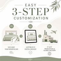 Ensemble de literie personnalisé imprimé, 3 ou 4 pièces, style western vintage, housse de couette avec taie d'oreiller et drap, décoration de chambre personnalisée