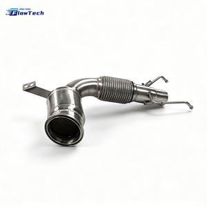 Downpipe de alto rendimiento para MINI COOPER S F56 B48 2.0T, sistema de escape de alto flujo de acero inoxidable 304, pieza de carreras atornillable, Eur5 200 celdas - Product Image 5