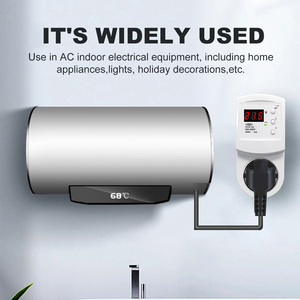 Protector de Voltaje Automático Universal TOMZN con Enchufe UK, AC 220V 230V 16A, Protector de Sobrevoltaje y Bajo Voltaje, Tipo <span class=keywords><strong>G</strong></span> <span class=keywords><strong>BS</strong></span> <span class=keywords><strong>1363</strong></span> - Product Image 2