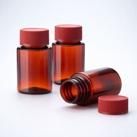 Bouteilles en plastique pour capsules de 25 ml de qualité alimentaire, portables, étanches, robustes, avec étiquette personnalisée, pour l'emballage de capsules de pilules nutritionnelles