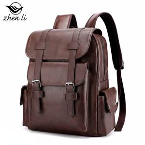 Zaino sportivo Casual di grande capacità borsa per Laptop in morbida pelle PU con funzioni di viaggio per studenti e affari - Product Image 1