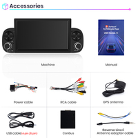 Junsun pemutar Radio mobil 7 "2 + 32GB untuk FIAT PANDA 2013-2020 Multimedia navigasi GPS Autoradio mendukung Tautan cermin pemutar DAB