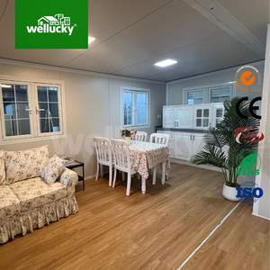 Casa prefabbricata a basso costo unità modulare struttura pieghevole cantiere ufficio rifugio di emergenza - Product Image 2