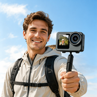 Caméra portable GO Pro personnalisable avec stabilisateur, 20MP, 4K60fps, écran tactile 2,2 pouces, caméra de vlogging, caméra d'action DV