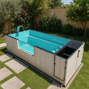 Piscine hors sol en fibre de verre, conteneur préfabriqué pour l'extérieur, piscine en conteneur pour adultes - Product Image 2