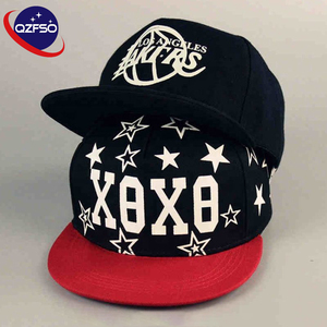 QZFSO Wholesale Custom Logo Leather Womens <b>Mens</b> <b>Flat</b> Print Brim Hip hop Plain Sports Snapback <b>Caps</b> 3d Embroidery Baseball Hat - Product Image 1