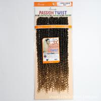 Extensions de cheveux au crochet africaines 3X PASSIONTWIST 18 pouces 170g 36 mèches double trame machine style simplicité perruque dreadlock