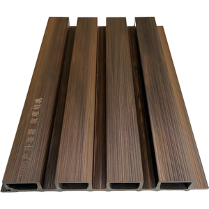 Revêtement mural extérieur en ASA coextrudé pour terrasse, <span class=keywords><strong>toiture</strong></span>, plafond, panneau mural en WPC imperméable pour décoration extérieure - Product Image 2