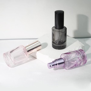 ขวดน้ำหอมแก้วทรงกระบอกขนาด 10 มล. ฝาเกลียว ผิวใส สำหรับเก็บน้ำหอม - Product Image 3