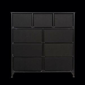 Modern Freestanding Fabric <b>Cabinet</b>, Durable Stainless Steel MDF, Pine Various Colors, Support for Clothes and Bedroom Furniture - Product Image 6