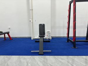 Banco de pesas comercial de 90 grados para entrenamiento de fuerza, gimnasio, fitness y ejercicios de hombros - Product Image 3