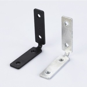 Support d'angle en aluminium en forme de L, support en fer à angle droit pour accessoires d'installation de portes et fenêtres, support métallique durable - Product Image 1