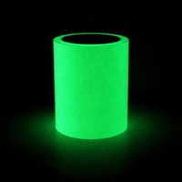 Película Luminosa Autoadhesiva, Papel Fotoluminiscente Imprimible, Rollo de Vinilo Adhesivo para Cinta Reflectante que Brilla en la Oscuridad, Señales de Salida