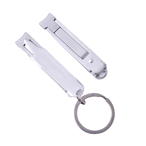 Cortauñas Profesional de Acero Inoxidable de Alta Calidad, Herramienta de Manicura Plegable con Mandíbula Ancha, Cortador de Cutículas y Uñas de los Pies, Llavero para Dedos - Product Image 1