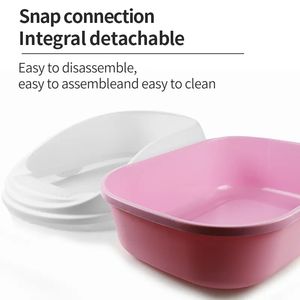 <span class=keywords><strong>Bac</strong></span> <span class=keywords><strong>à</strong></span> Litière Robuste et Facile <span class=keywords><strong>à</strong></span> Nettoyer avec Pelle pour Chat, Grande Taille, Toilette d'Intérieur en Plastique, <span class=keywords><strong>Bac</strong></span> <span class=keywords><strong>à</strong></span> <span class=keywords><strong>Sable</strong></span> pour Chat - Product Image 4