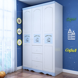<span class=keywords><strong>Armadio</strong></span> Moderno in Legno per Bambini e Neonati, Unità di Stoccaggio per Camera da Letto, Mobile per Conservazione Vestiti - Product Image 2