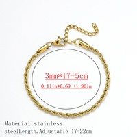 BM vente chaude étanche placage sous vide en acier inoxydable serpent boîte chaîne Bracelet femmes mode chaîne lien Bracelets