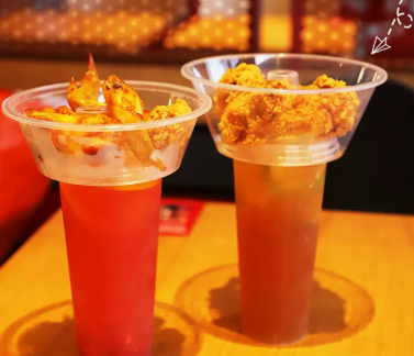 500ml snack cups with lid