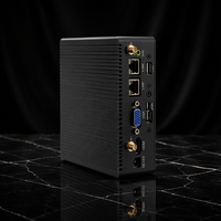Nieuwe N100 J6412 4 LAN 2 5G RJ45 Dual RS232 NVMe M2 SSD Pfsense OPNsense Firewall Router Fanloze Ingebedde Industriële Mini PC