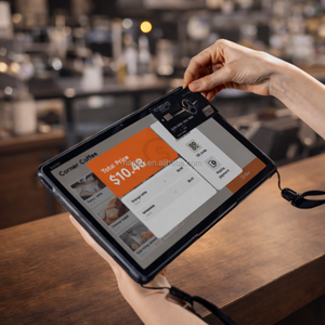 Tablette professionnelle Sunmi Cpad, caisse enregistreuse portable, lecteur <span class=keywords><strong>de</strong></span> cartes <span class=keywords><strong>de</strong></span> crédit EMV NFC, terminal <span class=keywords><strong>de</strong></span> <span class=keywords><strong>paiement</strong></span> POS - Product Image 1