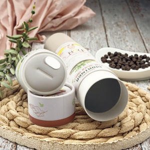 Eco-friendly Food Paper Cardboard Tube Loose Powder Vitamin <b>Tablet</b> <b>Container</b> Sifter Kraft Spice Canister Top Shaker Paper Tube - Product Image 2