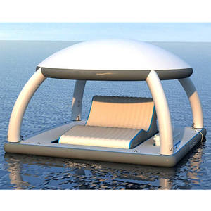 Plataforma <span class=keywords><strong>Flotante</strong></span> Inflable para Fiestas en el Agua con Carpa, Cabana Inflable para Fiestas - Product Image 3