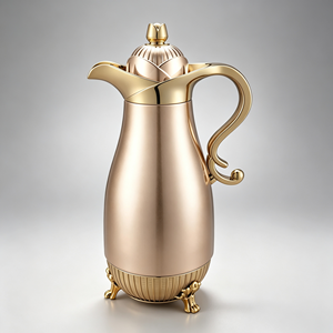 Set di Caraffe Termiche in Metallo Elettroplaccato Robusto e Resistente alle Perdite per il Trasporto dell'Acqua <span class=keywords><strong>Zamzam</strong></span> Durante l'Umrah - Product Image 3