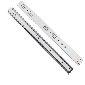 Hardware Resources Telescopic Channel <strong>Drawer</strong> Runners with Ball Bearing <strong>Soft</strong> Close <strong>Push</strong> to <strong>Open</strong> <strong>Slides</strong> for Kitchen Bathroom - Product Image 5