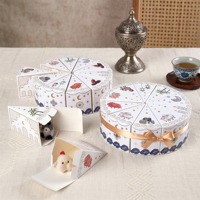 Lot de 10 boîtes cadeaux triangulaires en carton blanc pour fêtes, bonbons, anniversaires, mariages, baby showers, boîtes mystères personnalisables