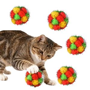 Entrega Rápida, Juguete de Peluche para Mascotas con Sonido Navideño, Bola de Peluche Interactiva, Ecológica, No se Deforma - Product Image 1