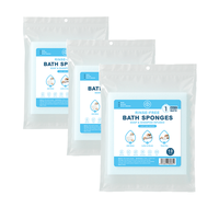 Vendeur chaud jetable pré-trempé douche éponge de lavage bain sans rinçage lingettes de bain sans rinçage éponges de bain