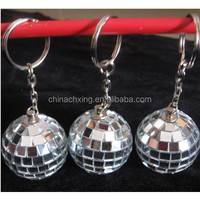 Petites boules disco miroir porte-clés, décoration suspendue
