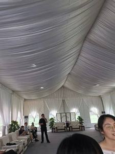 4x21m 6x21m carpas elásticas para eventos de lujo otras decoraciones de boda ceremonia lonas almacén carpa PVC circo marquesina - Product Image 5