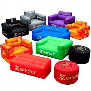 Canapé Gonflable Étanche Personnalisé avec Pompe Électrique, Fauteuil Ottoman Résistant au Soleil et au Vent pour Salons Professionnels et Plage - Product Image 1