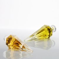 Botella de Perfume de Vidrio Vacía Transparente de 30 ml, Original, de Alta Calidad, Única, Moderna, Lujosa, Elegante, Personalizable, con Tapa, para Rellenar