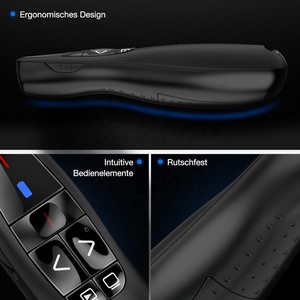 Pointeur laser rouge R400, récepteur USB USB C, recharge par piles AAA, <span class=keywords><strong>télécommande</strong></span> sans fil 2,4 GHz, portée de 100 m, fonction de <span class=keywords><strong>présentation</strong></span> - Product Image 4