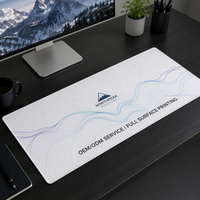 Tapis de souris Ideskmat à format étendu en matériau respectueux de la peau, idéal pour les cadeaux d'affaires