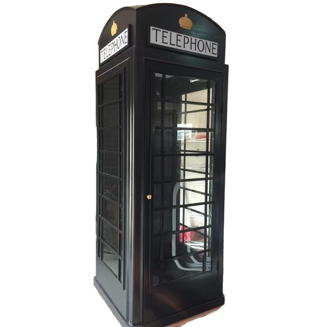 China Supplier Telephone Booth / Cast Iron Pubilic Telephone Booth / Red Call Box for Sale