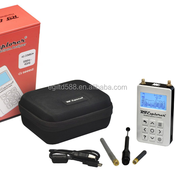 Handheld Spectrum Analyzer RF Explorer 4G Combo Plus Spectrum Analyzer 50KHz to 4.0ghz 4G Signal Full Band