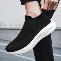 VEILISR Baskets décontractées Chaussures de sport respirantes en maille avec amorti confortable Chaussettes d'été souples à enfiler Chaussures Baskets