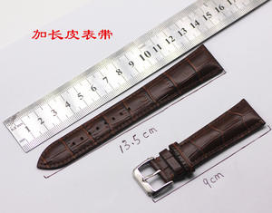 Correa de reloj superlarga de cuero, 20mm, 22mm, grande, xxl - Product Image 5