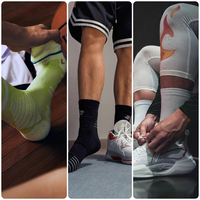 Chaussettes de sport en tissu éponge avec logo personnalisé, chaussettes de sport athlétiques en gros pour le basketball, la course à pied et la salle de sport