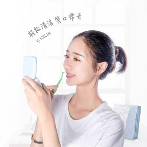 Cepillo interdental Jacquard, cepillo de cerdas suaves en forma de L, protege los aparatos ortopédicos, enderezan los dientes, limpian los dientes, cuidado bucal - Product Image 1