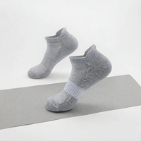 Personnalisé Unisexe Hommes Séchage Rapide Bio Coussin Doux Marque Premium Cheville Running Athlétique Sport Chaussettes Éponge Avec Antidérapant Grip