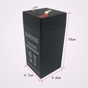 ขายตรงจากโรงงาน แบตเตอรี่เจลแบบปิดผนึก 4V4.5Ah สำหรับเครื่องมือไฟฟ้าและของเล่น ใช้กับเครื่องชั่งดิจิตอล ขายส่ง แบตเตอรี่ตะกั่ว 4V4.5Ah สำหรับของเล่น - Product Image 2