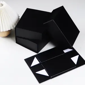 Luxe Bedrukte Cosmetische Magnetische Opvouwbare Opslag Papier Geschenkdoos Verpakking Voor Magnetisch Papier Opvouwbare Geschenkdoos