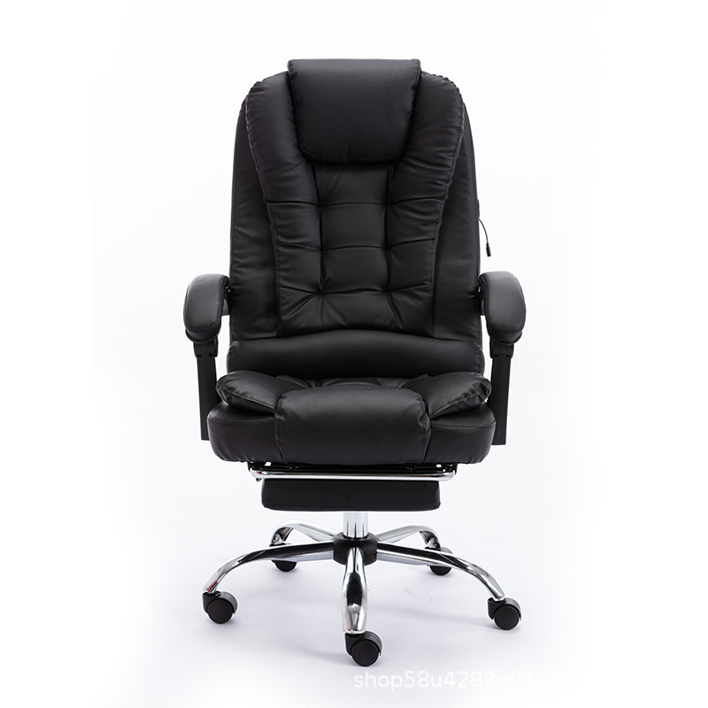 Роскошное высококачественное эргономичное офисное кресло руководителя из полиуретана, вращающееся кресло руководителя, откидное кресло руководителя с подставкой для ног
