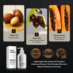 <span class=keywords><strong>Crema</strong></span> per <span class=keywords><strong>Capelli</strong></span> Ricci ORGANICA da 20 Anni di Esperienza, Facile da Usare, <span class=keywords><strong>Idratante</strong></span>, Lucidante, per Barbieri e Uomini - Product Image 3